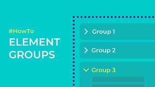 Element groups | CALCONIC_ tutorial