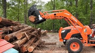 Second Load Of Red Cedar OR Is It Juniper- MX5400 and 66 Inch Grapple