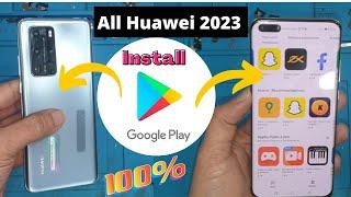 Huawei P40 Pro/P50 Pro Google Play Service Install On All Huawei 2023 Easy Method