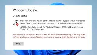 How To Fix Windows Update Error 0x80070002 on Windows 11 / 10