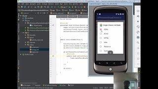 28 Android app development tutorial for beginners | Alert Dialog Persistent Single Choice Radio