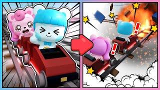 (SUB)Boom!!  Boom!!  Exploding Cart!!  Can beat this stage...?!  Challenge~!! 