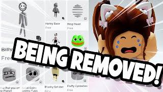 WORST ROBLOX UPDATE...FREE ITEMS REMOVED!️