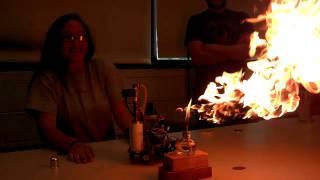 Susannah's Flame Thrower Robot