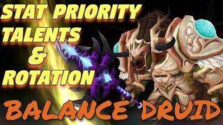 TBC Balance Druid PvE QUICK Guide! | Stat Priority, Talents, and Single Target DPS Rotation!