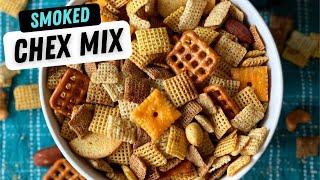 Smoked Chex Mix - The Perfect Party Snack!