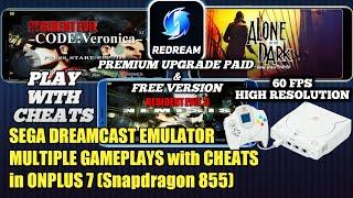 Sega Dreamcast Emulator Redream Android Cheats Available Multiple Gameplay with Cheats in OnePlus 7