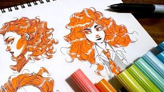  Sketchbook doodles! Realtime sketch session to keep you company // ballpoint pen