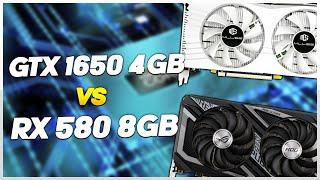 Chega de Dúvidas! Essa é a Real Diferença entre a GTX 1650 4GB vs RX 580 8GB - Analise Completa