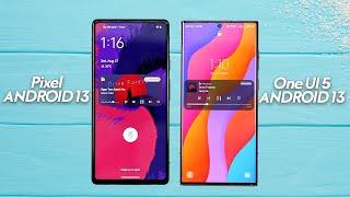 Stock Android 13 vs One Ui 5 0 Android 13 Comparison - WHICH ONE IS BEST ?