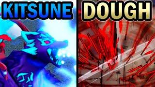 Kitsune VS Dough | PVP and COMPARISON | Blox Fruits