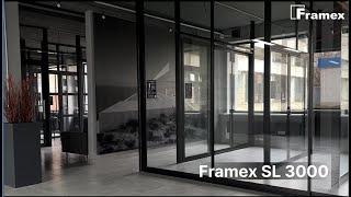 Framex SL 3000. Cold sliding aluminum system