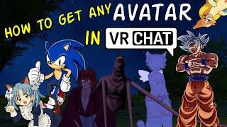 How To Get ANY AVATAR In VRChat 100% FREE! (Quest and PC Compatible) | Tutorial
