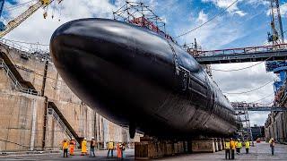 How US Navy Prepares Largest Submarine in Dry Dock