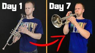 Learning trumpet in 7 DAYS!