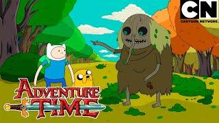 Una bruja árbol visita a Jake y Finn | Hora de Aventura LA | Cartoon Network