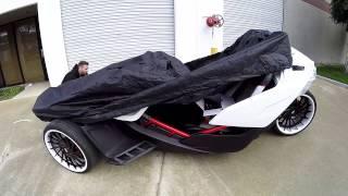 Fitted All-Weather Cockpit & Full Cover for the Polaris Slingshot by Nelson-Rigg!