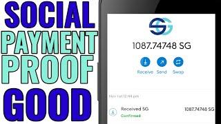 Social Good Payment Proof | Social Good Cash Out To Bitmart | Get Up To $10,000 In Crypto Cash Back