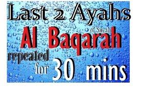 Repeat the Last 2 ayah(s) of Surah Al Baqarah for 30 mins