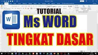 Belajar Microsoft Word Lengkap untuk Pemula sampai Mahir Vol#1