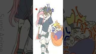 Naruto team 7 cute and funny pictures  |Sugoi Anime #naruto #shorts