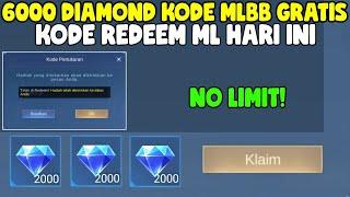 BUG! 6000 DIAMOND MOBILE LEGENDS GRATIS DARI KODE REDEEM - KODE REDEEM MOBILE LEGENDS TERBARU 2024