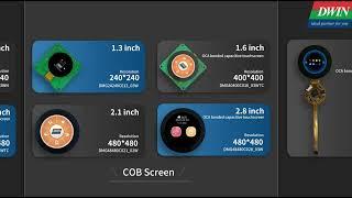 10 options - DWIN circular LCD screen #DWIN #circulardisplay #rotaryswitch