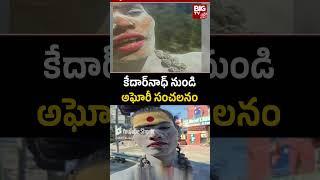 Lady Aghori Naga Sadhu At Kedarnath | కేదార్ నాధ్ నుండి   అఘోరీ సంచలనం | BIG TV