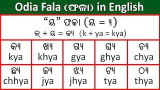 Odia Fala Spelling in English ଓଡ଼ିଆ ଫଳାର ଇଂରାଜୀ ରୂପ || Odia Fala ( ଫଳା ) Writing Video in English