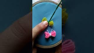 Butterfly Making Out of Wool Using Comb | DIY Woolen Butterfly |