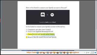 Fix Failed to connect your Spotify account to Discord on Windows 11/10 (6/29/2023 Updated)