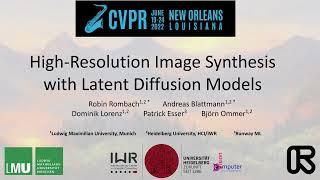 High Resolution Image Synthesis With Latent Diffusion Models | CVPR 2022