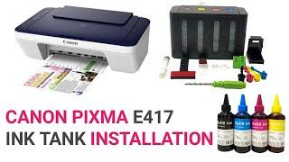 Canon PIXMA Printer CISS ink tank installation