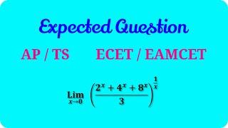 Expected Question in EAMCET or ECET 01 || Limits || Root Maths Academy