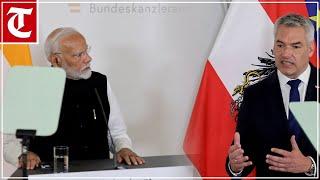 LIVE: PM Modi's remarks during joint press meet with Chancellor Karl Nehammer of Austria