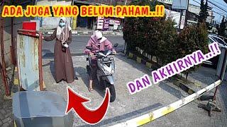 LIHAT AKTIFITAS PINTU MASUK PARKIR PALANG OTOMATIS..