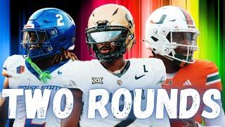 TWO ROUND 2025 NFL Mock Draft | Giants PASS on QB