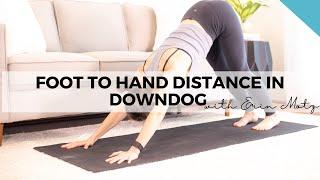 Yoga Tutorial: Foot to Hand Distance in Downdog | Beginner-Friendly | Bad Yogi