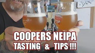 Coopers NEIPA Part 2   Tasting   Dry Hops   Tips!