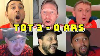 BEST COMPILATION | TOTTENHAM VS ARSENAL 3-0 | WATCHALONG LIVE REACTIONS | FANS CHANNEL