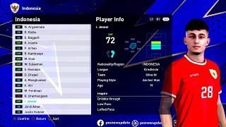 NEW PATCH‼️ PES PS4 UPDATE TRANSFER LIGA EUROPA + TIMNAS INDONESIA V13