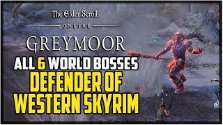 Western Skyrim All World Bosses - Defender of Western Skyrim Achievement - ESO Grymoor