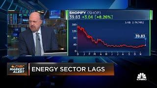 Jim Cramer breaks down why he likes shares of Shopify