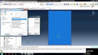 Fixed and Pinned boundary condition in abaqus