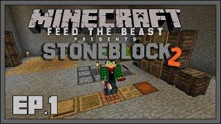 Stoneblock 2 - EP1 - Here We Go Again! - Modded Minecraft 1.12.2