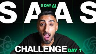  Day 1 of the 5-Day Full Stack Developer AI SaaS Challenge (Intro, Clerk Setup & Portfolio!)