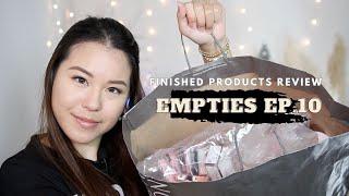 Empties EP10, Finished Products Mini Review | Alison Ha