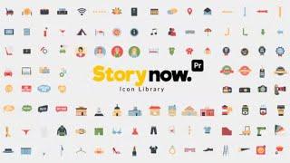 Story Now | 1400 Icons Library for Premiere Pro free download