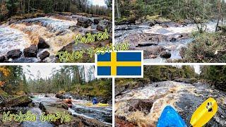 Knäred River Festival 2023 - Krokån 6m³/s Schweden Flammafallet Högsränna Norrefors Kajak Wildwasser