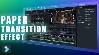 Paper Rip Transition Effect in Filmora